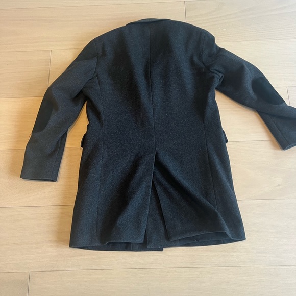 Luigi Bianchi Mantova x Harry Rosen coat. Men’s size medium . Dark gray. - Picture 2 of 5